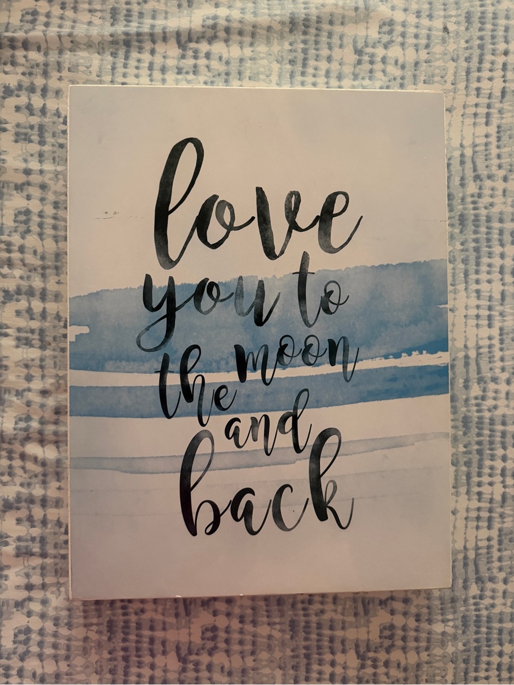 Love You to the Moon and Back Wall Art 8x10